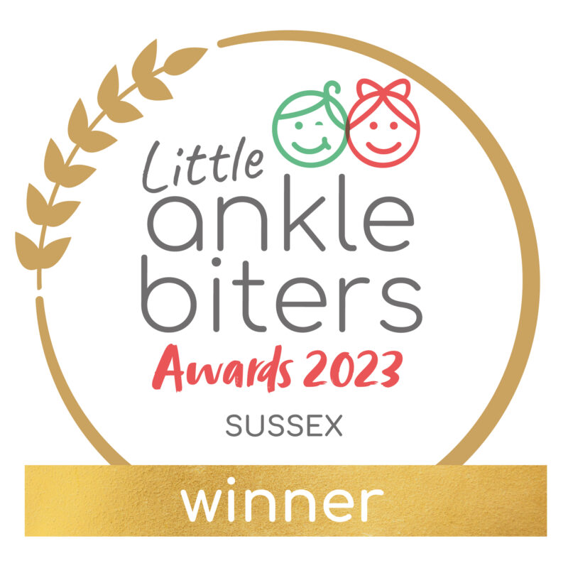 Little Ankle Biters Award Winner 2023 Sussex Badge